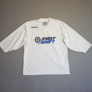 Bauer NHL Winnipeg Jets hockey jersey youth M/L white with graphic design